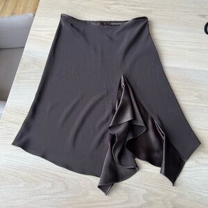 Kay Unger Asymmetrical brown Skirt